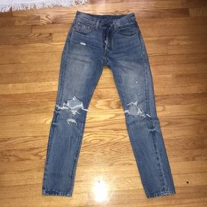Levi’s High Waisted 501 skinny jean🔥